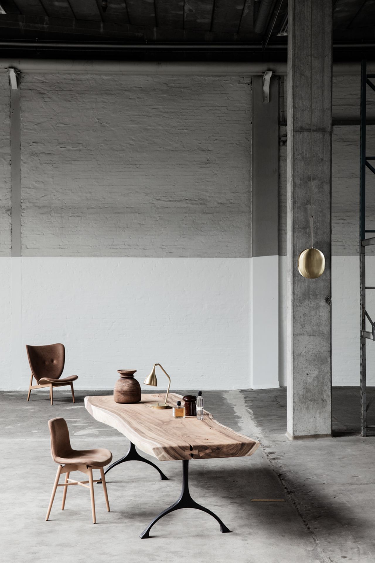 Elephant Lounge Armchair Vorzugskombination Natural Oak